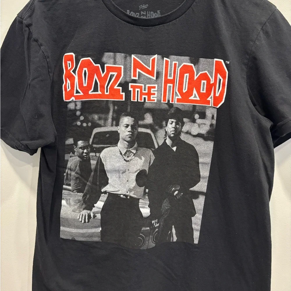 Boyz N The Hood Black Graphic T-Shirt - Picture 2 of 11